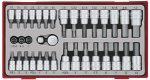Teng Tools 35PC 1 4INCH And 3 8INCH Drive Bit Socket Set