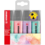Pastel Assorted Highlighters 4 Pack