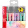 Pastel Assorted Highlighters 4 Pack
