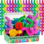 8-24pcs Popular Sensory Toys Pop Tubes Stress Relieving Toys And Activity Toys Suitable For Gatherings Classroom Communication School Rewards Christmas And Holiday Gifts. Color