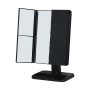 Mirror Stand Triple Vanity Touch On LED Black 1X/2X/3X