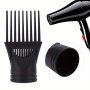 1PCS Professional Hair Dryer Concentrator Nozzle Comb Attachment - Fast Drying Straight Styling Unscented For Normal And Wavy-textured Hair - Hairdressing Salon Tool