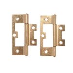 Hinge Flush sinkless Brass Plated 64MM