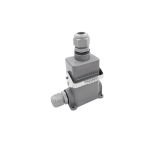 Nsixsurim Heavy Duty Connectors HDC-HE-006-1 2 3 4-L F m 6PIN Screw Connection 16A 500V Industrial Rectangular Aviation Connecto