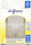 Difrax Natural Bottle Teat Medium 2 Piece