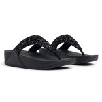 Lulu Shimmerfoil Sandal - Black - 8