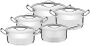 Tramontina 5 Piece. Stainless Steel Cookware Set With Triple-ply Bottom