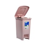 10LT Silver Slim Pedal Dustbin