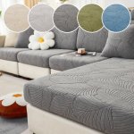 1PC Jacquard Sofa Slipcover Non-slip Stretch Sofa Cover Couch Cover Furniture Protector For Bedroom Office Living Room Home Deco