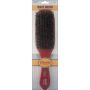 ANN02080 - - Soft Wave Brush Pure Boar Bristles Dark Brown - 4 Pack