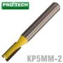PRO-TECH Straight Bit 5mm X 12mm Two Flute Metric 1/4' Shank