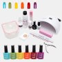 High Quality Uv/led Glam Gel Nail Polish Starter & Soak Off Kit - Fruit Basket