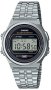 Casio Retro A171WE-1ADF Black Silver Round Digital Stainless Steel Watch