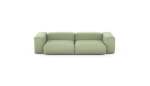 Two Module Sofa - Linen - Olive - 272CM X 115CM