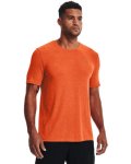 Men's Ua Rush Seamless Geosport Short Sleeve - Team Orange LG