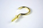 Cup Hooks Brass 1 1 4 32MM 144 In Box