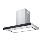 T-shape Stainless Steel Extractor With Wide LED Downlight Panel – 90CM