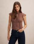 Eden Keyhole Blouse - 16 Dark Dove