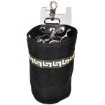 Scissor Bag Round With Belt Clip Black Empty