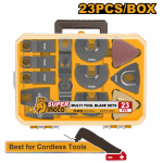 Multi Tool Blade Set Plastic Box 23PC