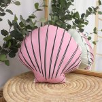 Shaped Pillow Pink Sea Shell