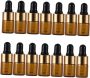 20 Pieces Small Glass Dropper Bottles For Essential Oils Portable Liquid