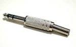 6.3MM Stereo Jack Male Metal - 6.3MM Stereo Jack Male