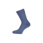 8067-10 Agri Ribbed Anklet Blue