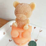 Fun Bear-shaped Silicone Ice Cube And Chocolate Mold