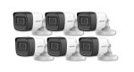 Hikvision 1080P 2MP 2.8 Mm Fixed Turbo HD Bullet Camera Set Of 6