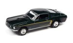 Johnny Lighning – 1:64 1968 Ford Mustang GT Highland Green Poly – Pro Collector Storage Tin