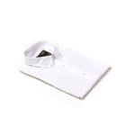 100% Cotton Short Sleeve Formal Shirt - White - 2XL