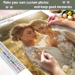 Custom 5D Full Drill Diamond Painting Kit Personalized Photo To Diamond Art Round Diamond Embroidery Craft Set Diy Mosaic Artwor