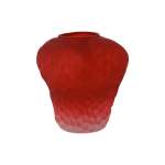 18CM Strawberry Vase Red