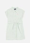 Polo Girls Payton Striped Belted Shirt Dress - Mint