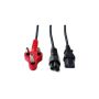 Mecer Dedicated Power Cable- 2 Way 2 X Iec