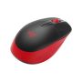 Logitech M190 Red Full-size Curve Wireless Mouse