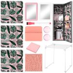 Colarr 17 Pcs Locker Organizer And Decorating Kit Back To School Essentials Include Magnetic Locker Wallpaper Locker Shelf Penci