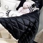 Black Striped Quilt