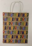 Happy Birthday Colorful Gift Bags H27CM