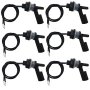 Anndason 6 Pieces Black Water Level Sensor Aquarium Tank Side Mounted Horizontal Liquid Float Switch