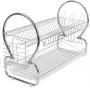 Casey 2 Layer 40CM Stainless Steel Dish Rack