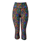 High Waist Funky 3 4 Leggings - Henry The 9TH - Ladies XXL - 40