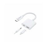 Astrum USB C To Aux + USB C Adapter