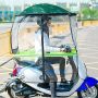 Motorcycle Rain Cover - Waterproof Umbrella Canopy For Electric Cars & Mobility Scooters - Durable Rainproof Protection For Batt
