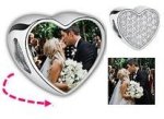 CAS101920 - 925 Sterling Silver Personalized Photo Charm