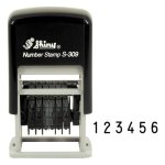 Shiny 6 Digit Numbering Stamp 3MM