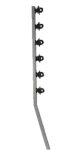 F pole – 6LINE Angle Tube Black