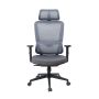 Linx Monroe Mid Back Chair - Grey