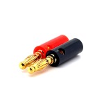 Cyberdyne CZK-1368 Banana Male Connector Hq 4MM Plastic Gold